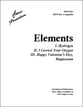 Elements SATB choral sheet music cover